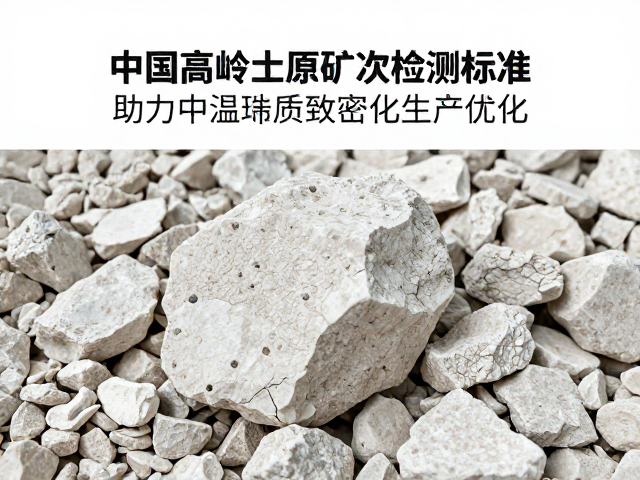 中国高岭土原矿批次检测标准，助力中温炻质致密化生产优化