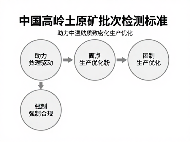 中国高岭土原矿批次检测标准，助力中温炻质致密化生产优化