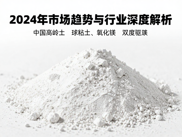 中国高岭土、球粘土、氧化镁,2024年市场趋势与行业深度解析