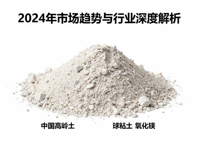 中国高岭土、球粘土、氧化镁,2024年市场趋势与行业深度解析