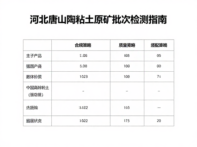 河北唐山陶瓷粘土原矿批次检测指南,中国高岭土质量把控
