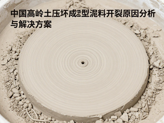 中国高岭土压坯成型泥料开裂原因分析与解决方案