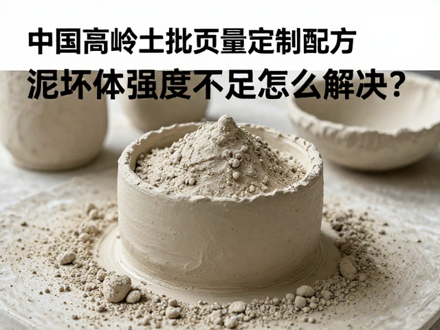 中国高岭土批量定制配方泥坯体强度不足怎么解决?