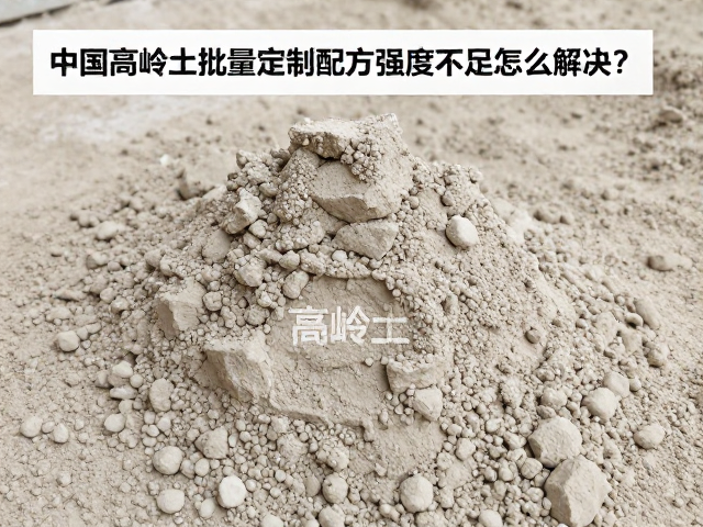 中国高岭土批量定制配方泥坯体强度不足怎么解决?