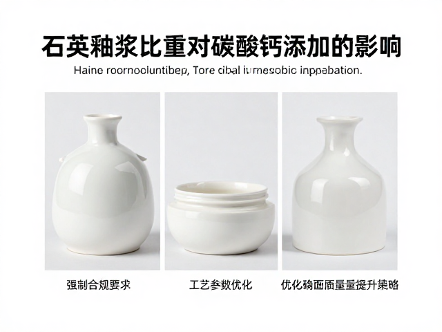 石英釉浆比重对碳酸钙添加的影响,优化陶瓷釉面质量的关键