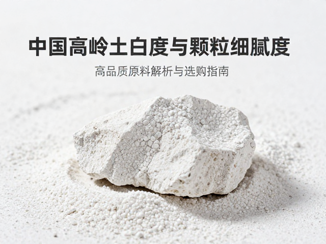 中国高岭土白度与颗粒细腻度,高品质原料解析与选购指南