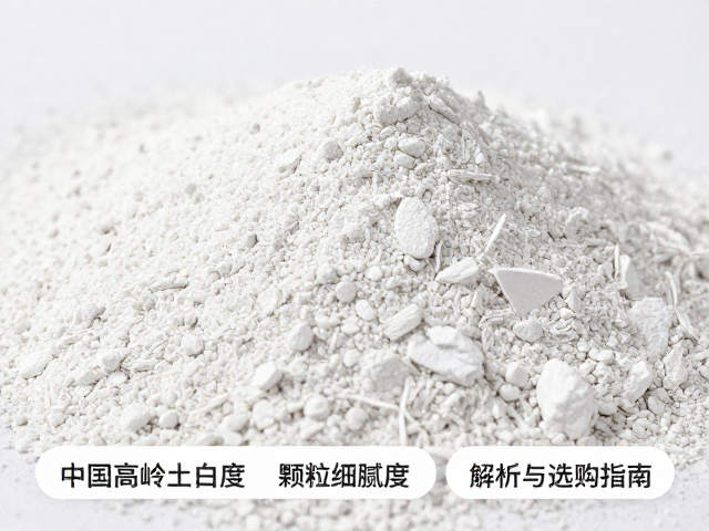 中国高岭土白度与颗粒细腻度,高品质原料解析与选购指南