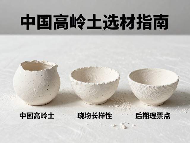 中国高岭土与球粘土特性，艺术陶瓷创作选材指南