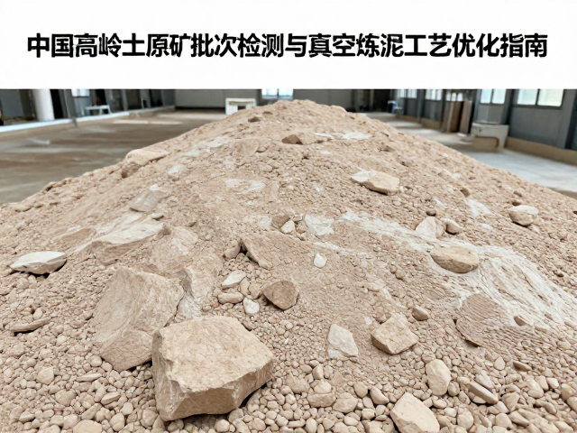 中国高岭土原矿批次检测与真空练泥工艺优化指南