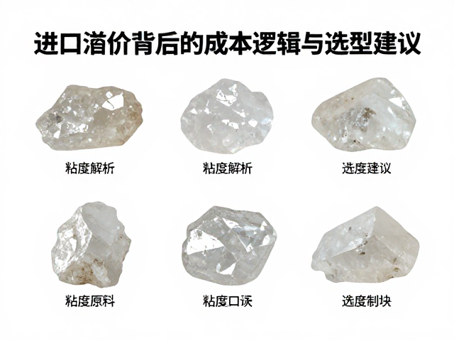 石英原料粘度解析,进口溢价背后的成本逻辑与选型建议