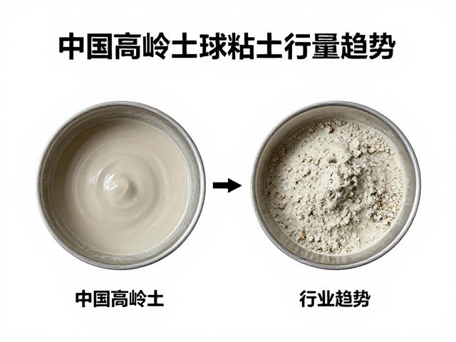 中国高岭土与球粘土泥浆比重对比分析及行业趋势