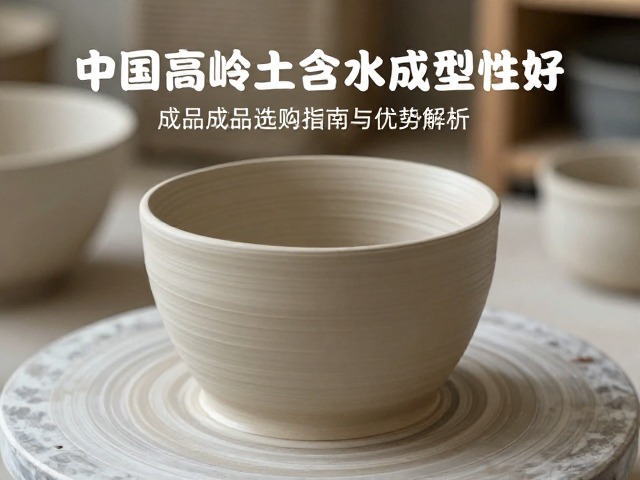 中国高岭土含水成型性好,陶艺成品泥选购指南与优势解析