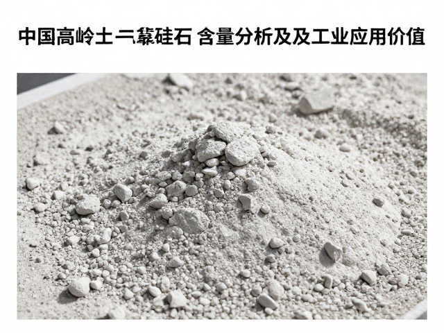 中国高岭土中二氧化硅与高岭石含量分析及工业应用价值