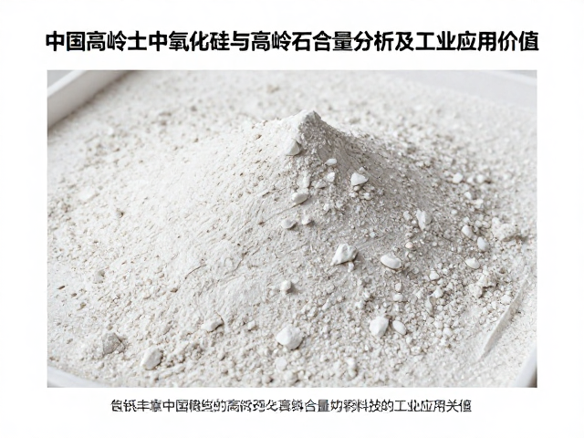 中国高岭土中二氧化硅与高岭石含量分析及工业应用价值