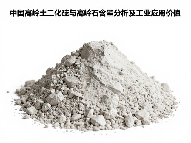 中国高岭土中二氧化硅与高岭石含量分析及工业应用价值