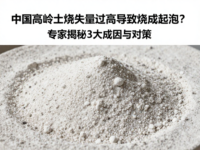 中国高岭土烧失量过高导致烧成起泡?专家揭秘3大成因与对策