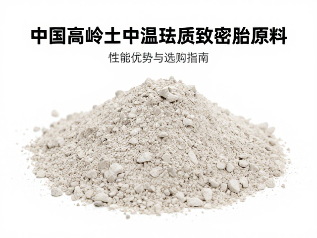 中国高岭土中温炻质致密陶胎原料,性能优势与选购指南