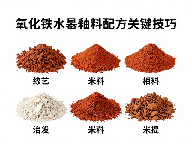 氧化铁结晶釉料配方解析,提升结晶性与发色关键技巧