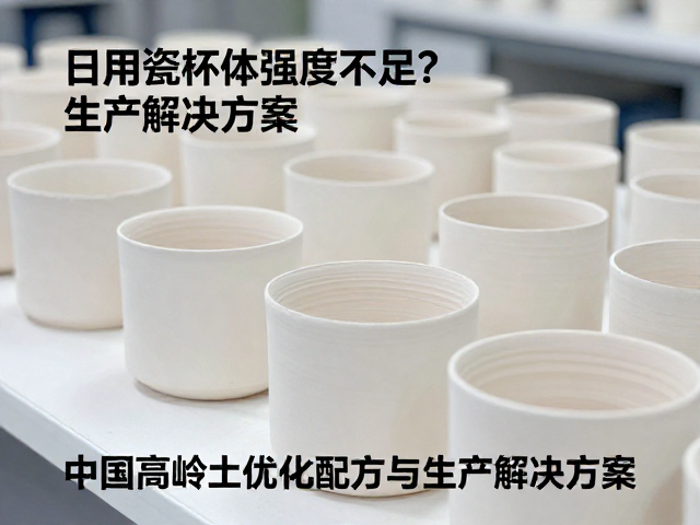 日用瓷坯体强度不足?中国高岭土优化配方与生产解决方案