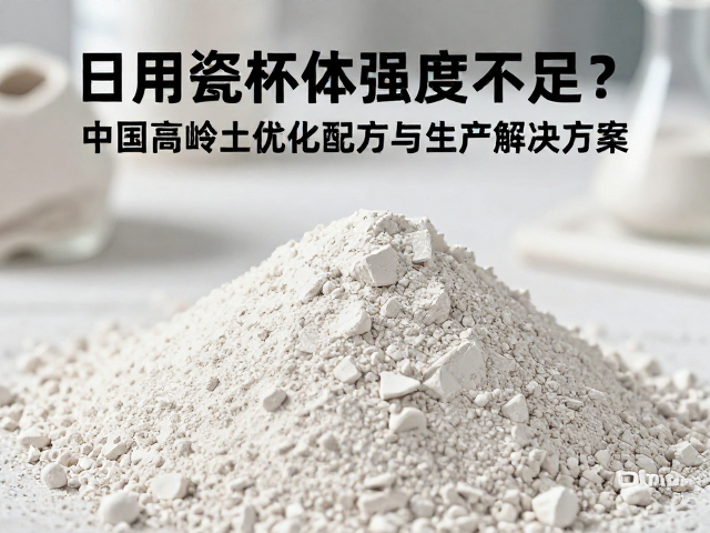 日用瓷坯体强度不足?中国高岭土优化配方与生产解决方案