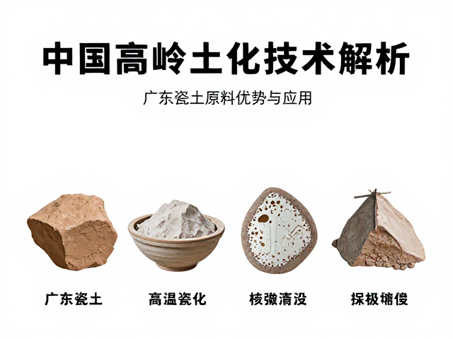 中国高岭土高温瓷化技术解析，广东瓷土原料优势与应用