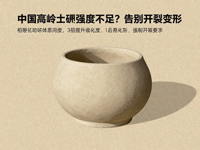 中国高岭土坯体强度不足?3招提升瓷化度,告别开裂变形