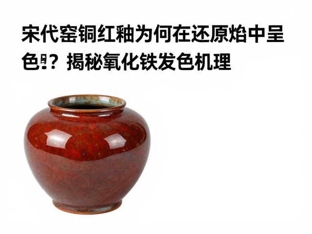宋代钧窑铜红釉为何在还原焰中呈色？揭秘氧化铁发色机理