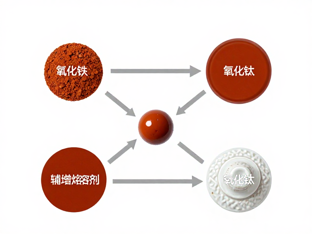 氧化铁与氧化钛在陶瓷中作辅助熔剂的作用机制及应用