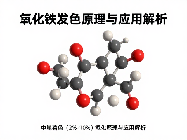 中量着色(2%-10%)氧化铁发色原理与应用解析