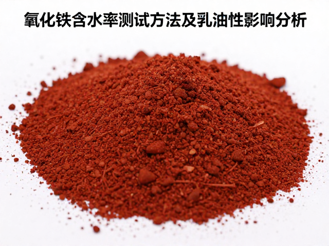 氧化铁含水率测试方法及乳浊性影响分析