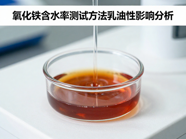 氧化铁含水率测试方法及乳浊性影响分析