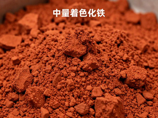 中量着色氧化铁在熔块中的应用，2%-10%添加量对色料分散的影响