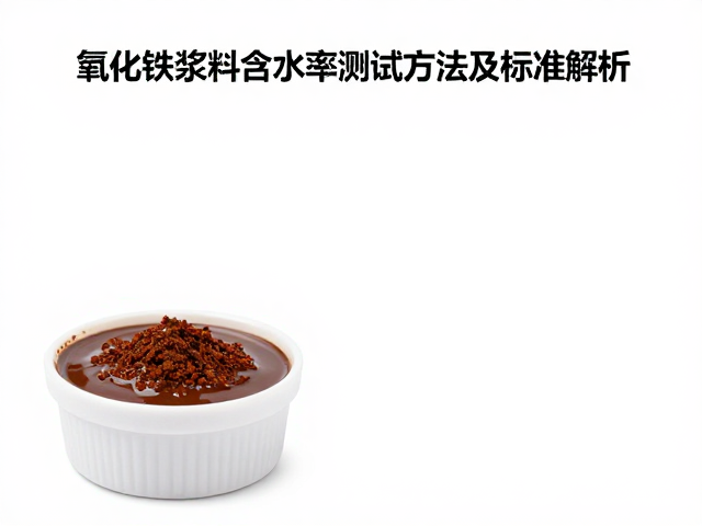氧化铁浆料含水率测试方法及标准解析