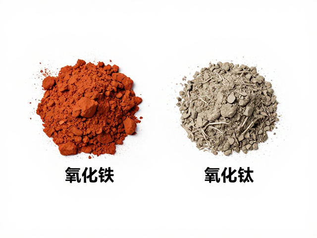 氧化铁与氧化钛显色度对比,揭秘颜料着色核心差异
