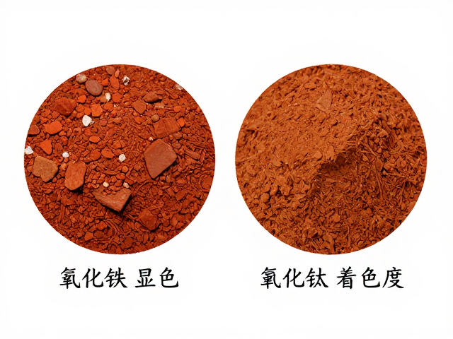氧化铁与氧化钛显色度对比,揭秘颜料着色核心差异