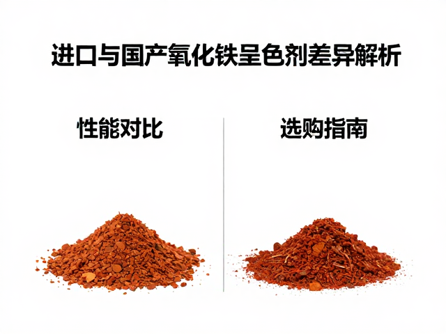 进口与国产氧化铁呈色剂差异解析,性能对比与选购指南