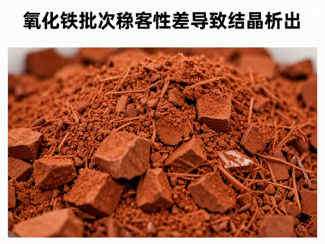 氧化铁批次稳定性差导致结晶析出?3步解决工艺难题