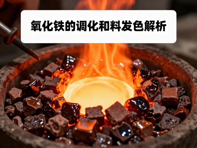 氧化铁在氧化焰中呈色原理,熔块状釉料发色解析