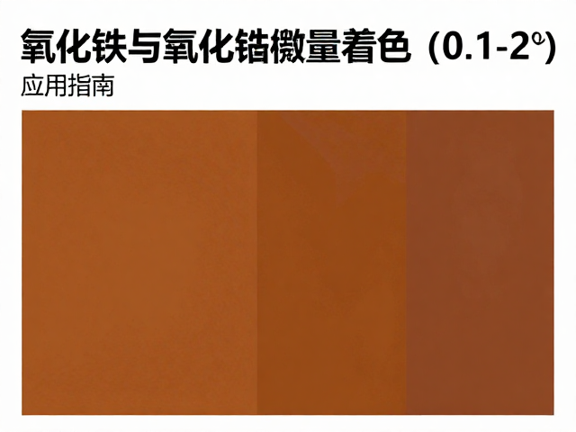 氧化铁与氧化铬微量着色(0.1%-2%)应用指南，色彩调控与SEO优化解析