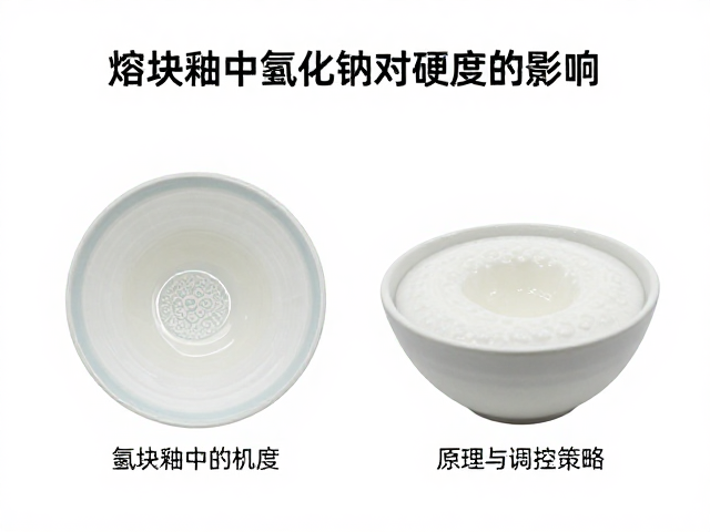 熔块釉中氢氧化钠对硬度的影响，原理与调控策略