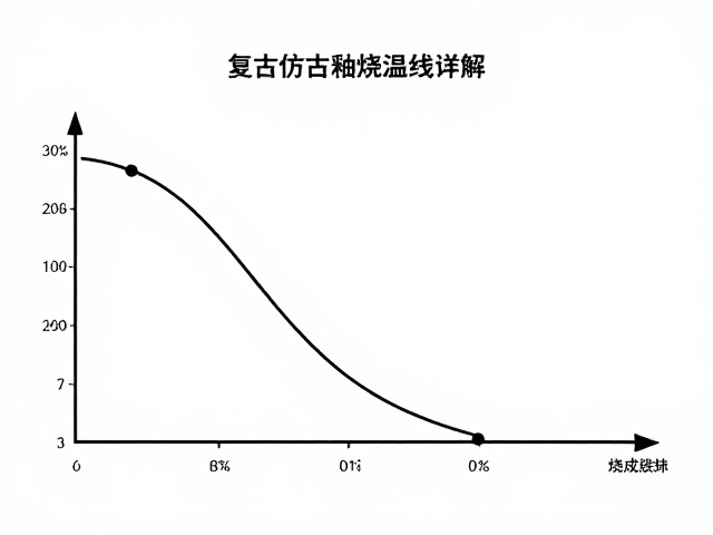 熔块釉与复古仿古釉釉烧温度曲线详解，掌握陶瓷烧制核心技巧