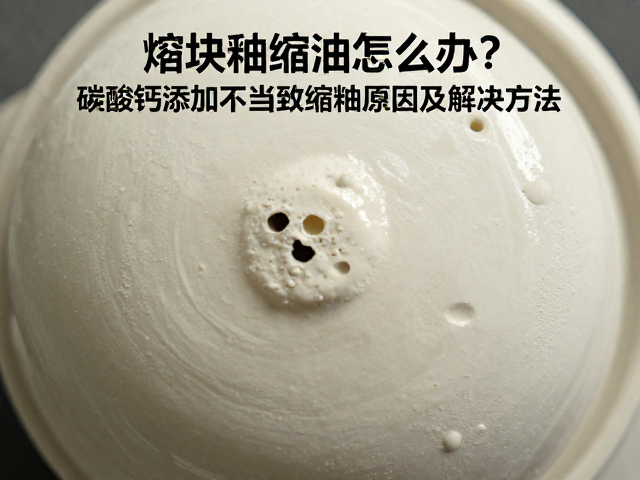 熔块釉缩釉怎么办？碳酸钙添加不当致缩釉原因及解决方法