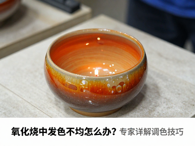 熔块釉在氧化烧中发色不均怎么办？专家详解调色技巧