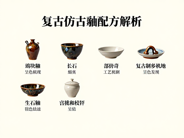 熔块釉与复古仿古釉配方解析,长石在陶瓷工艺中的关键作用