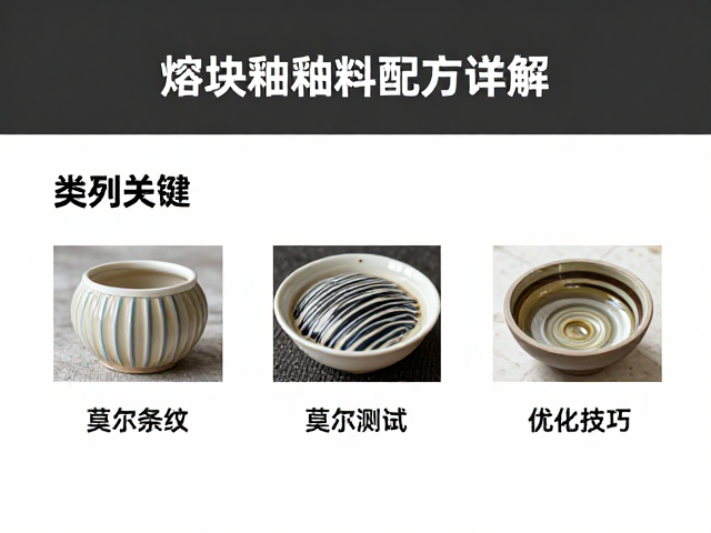 熔块釉釉料配方详解，莫尔条纹测试与优化技巧