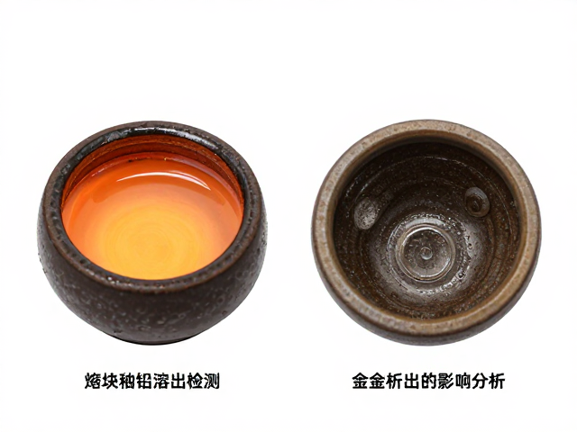 熔块釉铅镉溶出检测,快烧与慢烧工艺对重金属析出的影响分析