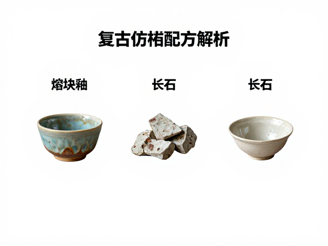 熔块釉与复古仿古釉配方解析，长石在陶瓷工艺中的关键作用