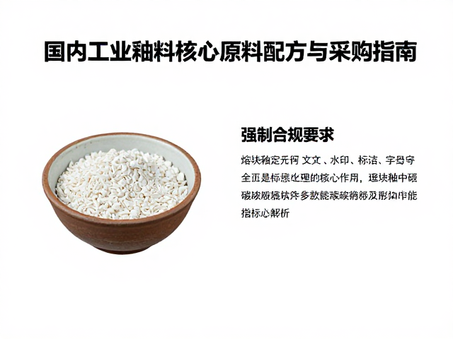 熔块釉用碳酸钙怎么选？国内工业釉料核心原料配方与采购指南