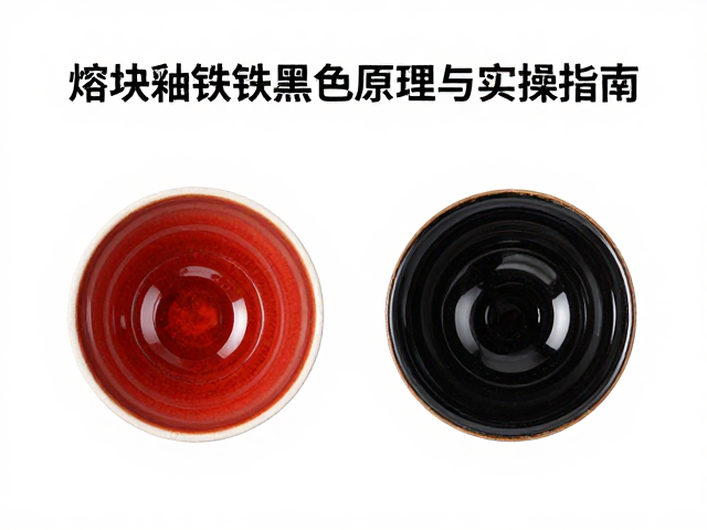 熔块釉结晶釉配方，氧化铁铁红铁黑发色原理与实操指南
