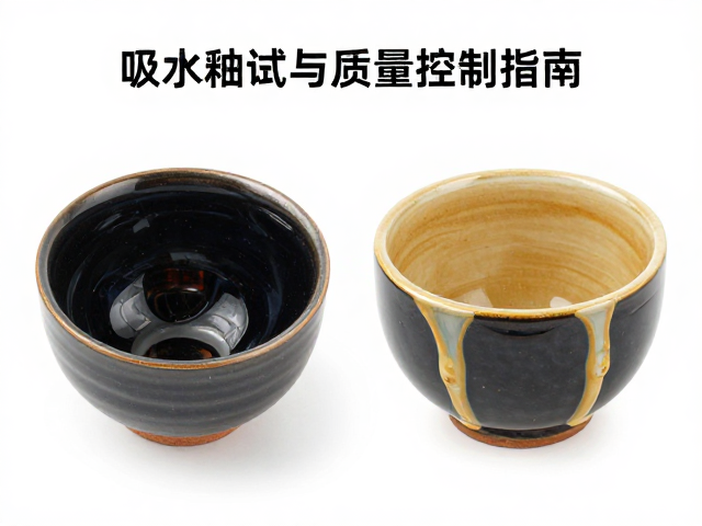熔块釉与流动釉吸水率测试全解析,工艺对比与质量控制指南